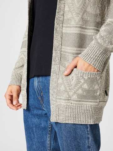 INDICODE JEANS Knit Cardigan 'Burger' in White