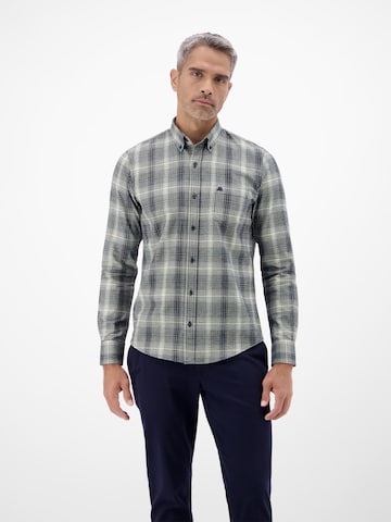 LERROS Regular fit Button Up Shirt in Blue: front