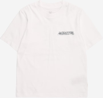 Jack & Jones Junior Paita 'JORCASSIS SKETCH' värissä valkoinen: etupuoli