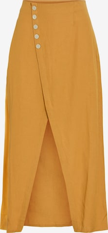 Jupe 'VIPrisilla' VILA en jaune : devant