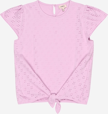 KIDS ONLY Shirt 'Molly' in Pink: predná strana