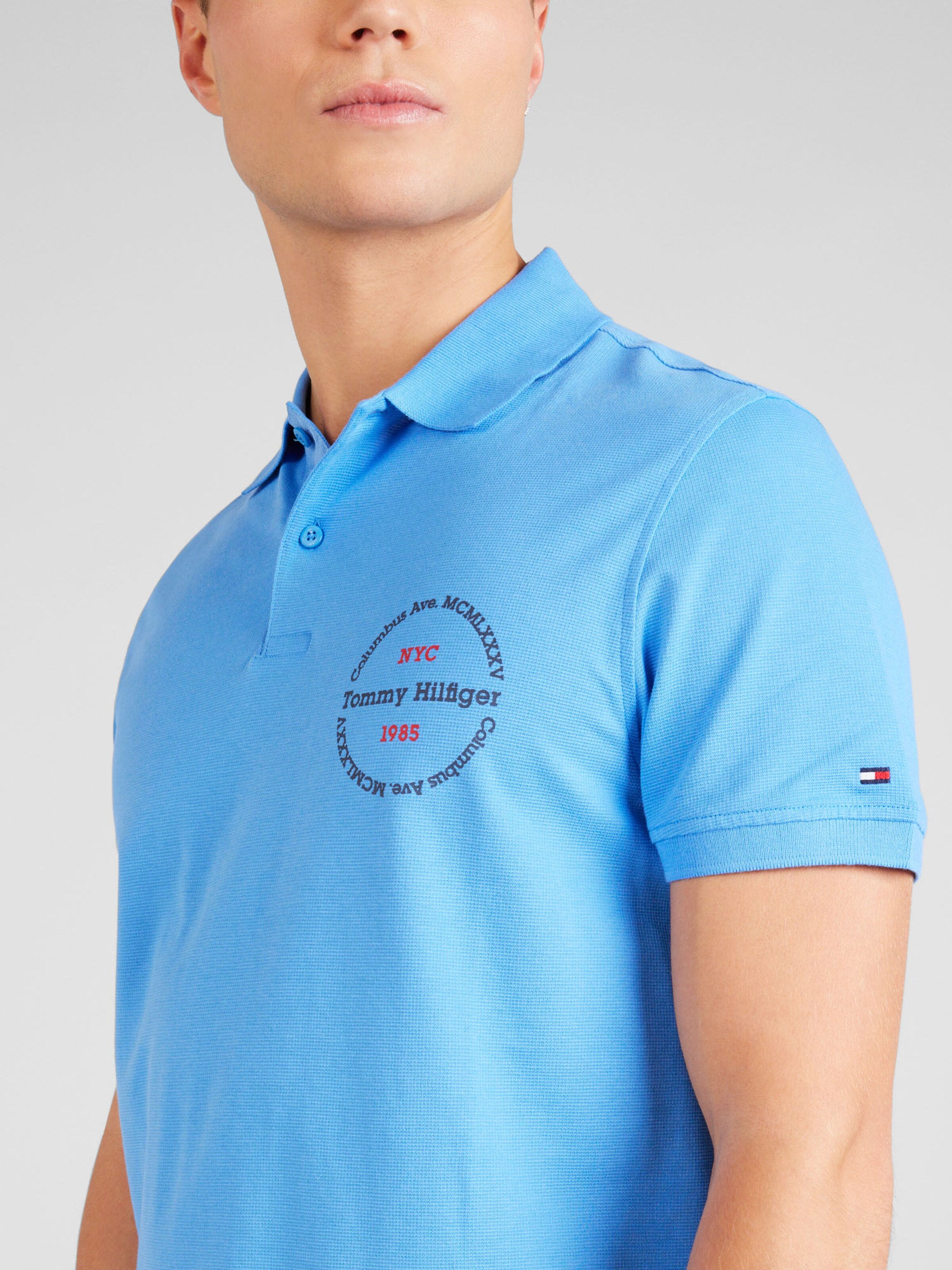 Tommy hilfiger shirt lichtblauw new arrivals