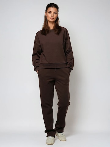 Eoselio Regular Broek 'Blend' in Bruin