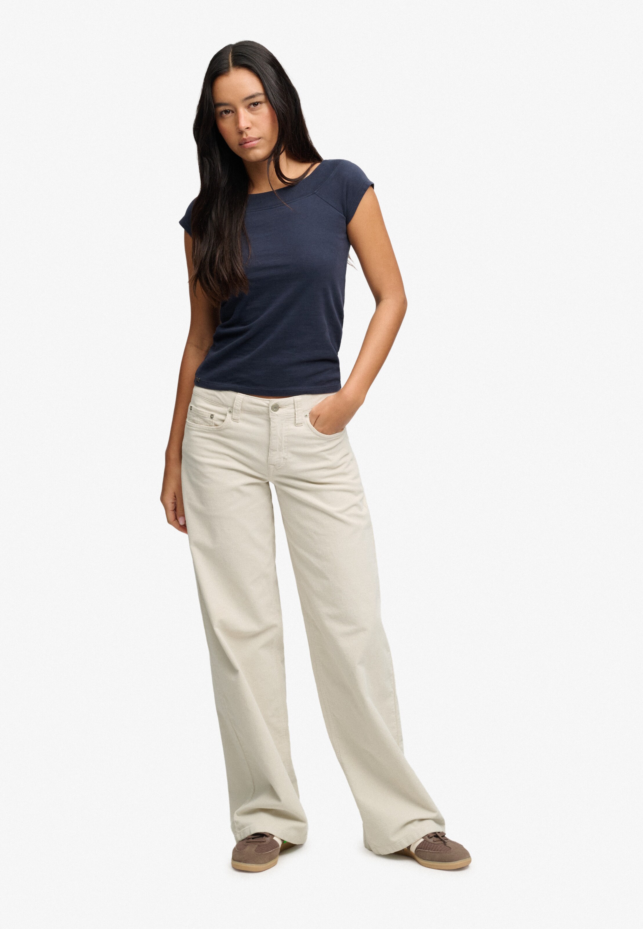 Regular Pantalon Superdry & Co en beige
