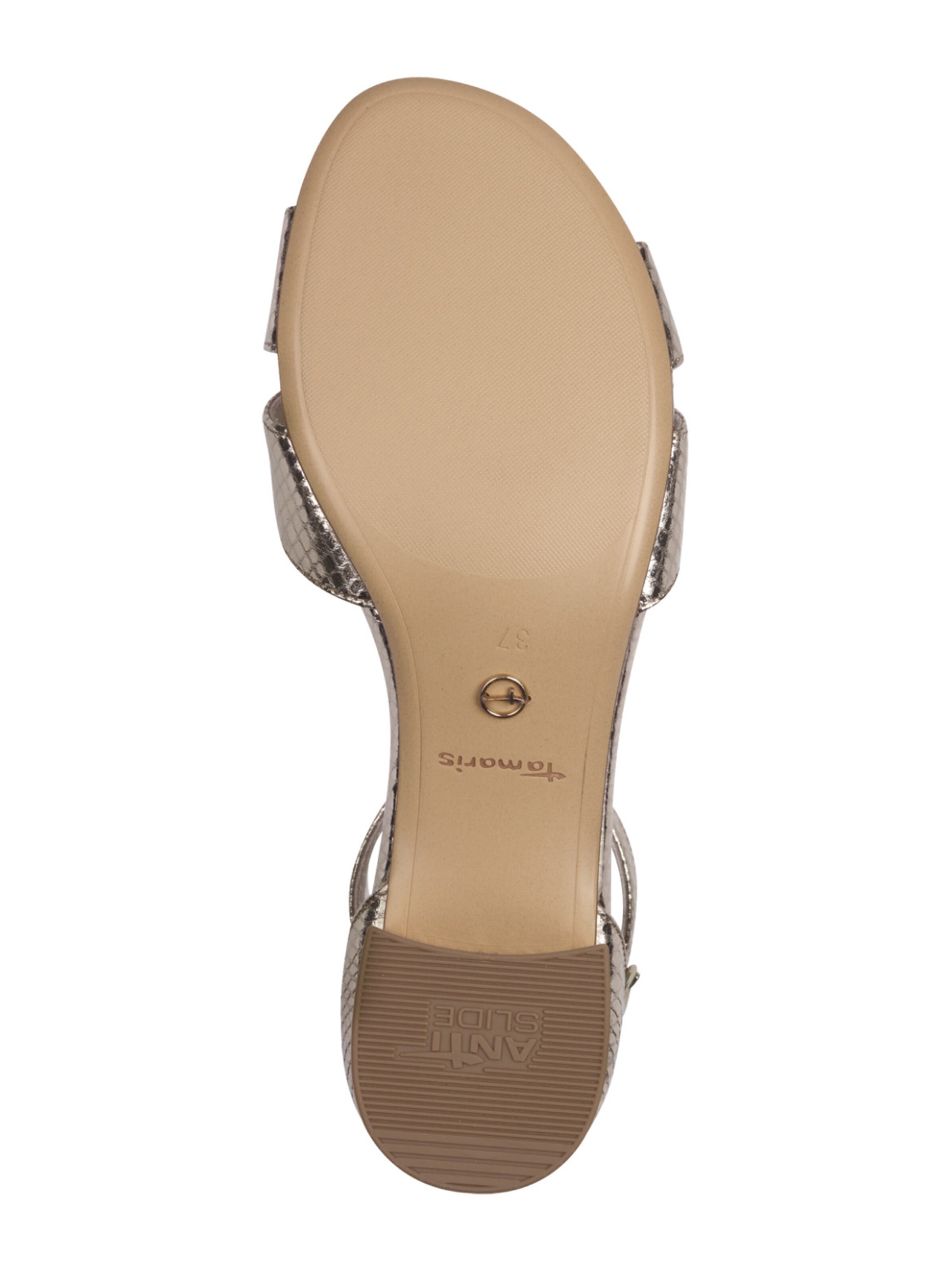 zelts Tamaris Siksniņsandales