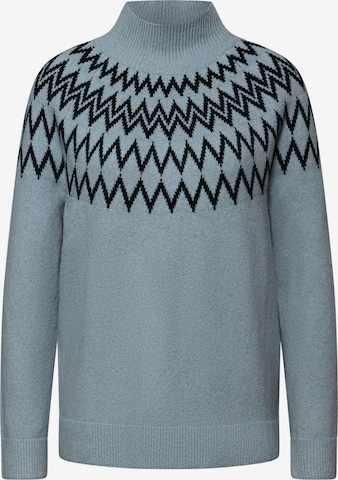 STREET ONE Sweater in Blue: front