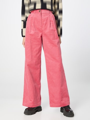 NUÉ NOTES Zvonové kalhoty Kalhoty – pink: přední strana