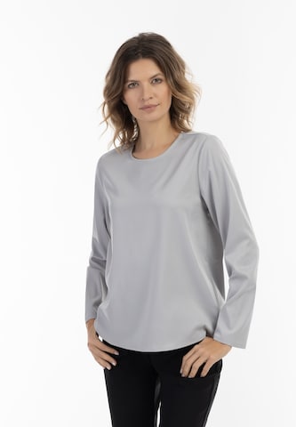 usha WHITE LABEL Blouse in Grijs: voorkant