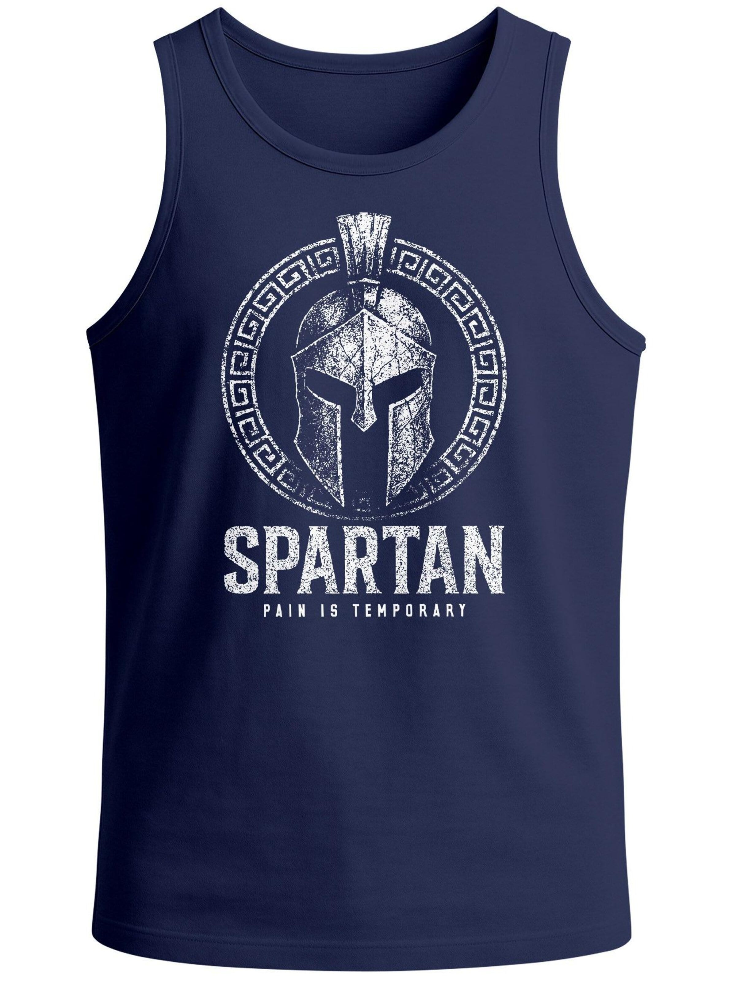 Neverless Shirt 'Spartan' in Blue: front