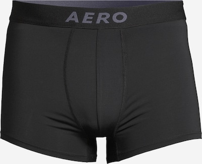 AÉROPOSTALE Boxershorts 'SOLID TECH' i ljusgrå / svart, Produktvy