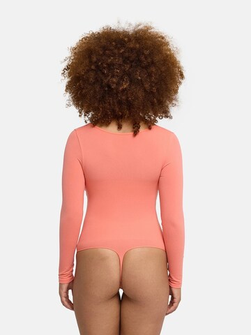 Body modelant 'Bodysuit Sculpting Shapewear Longsleeve mit String' cfab en orange