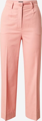 Sisley Обычный Плиссированные брюки в Ярко-розовый: спереди