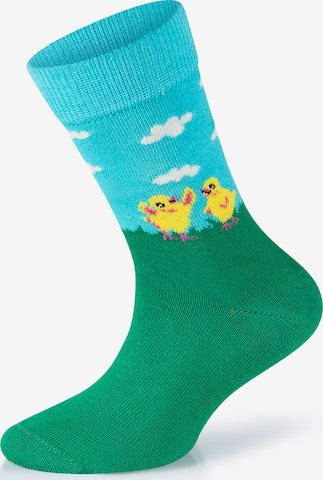 Happy Socks Sokker 'Eastern Chicken-Bunny-Bouquet' i blandingsfarvet