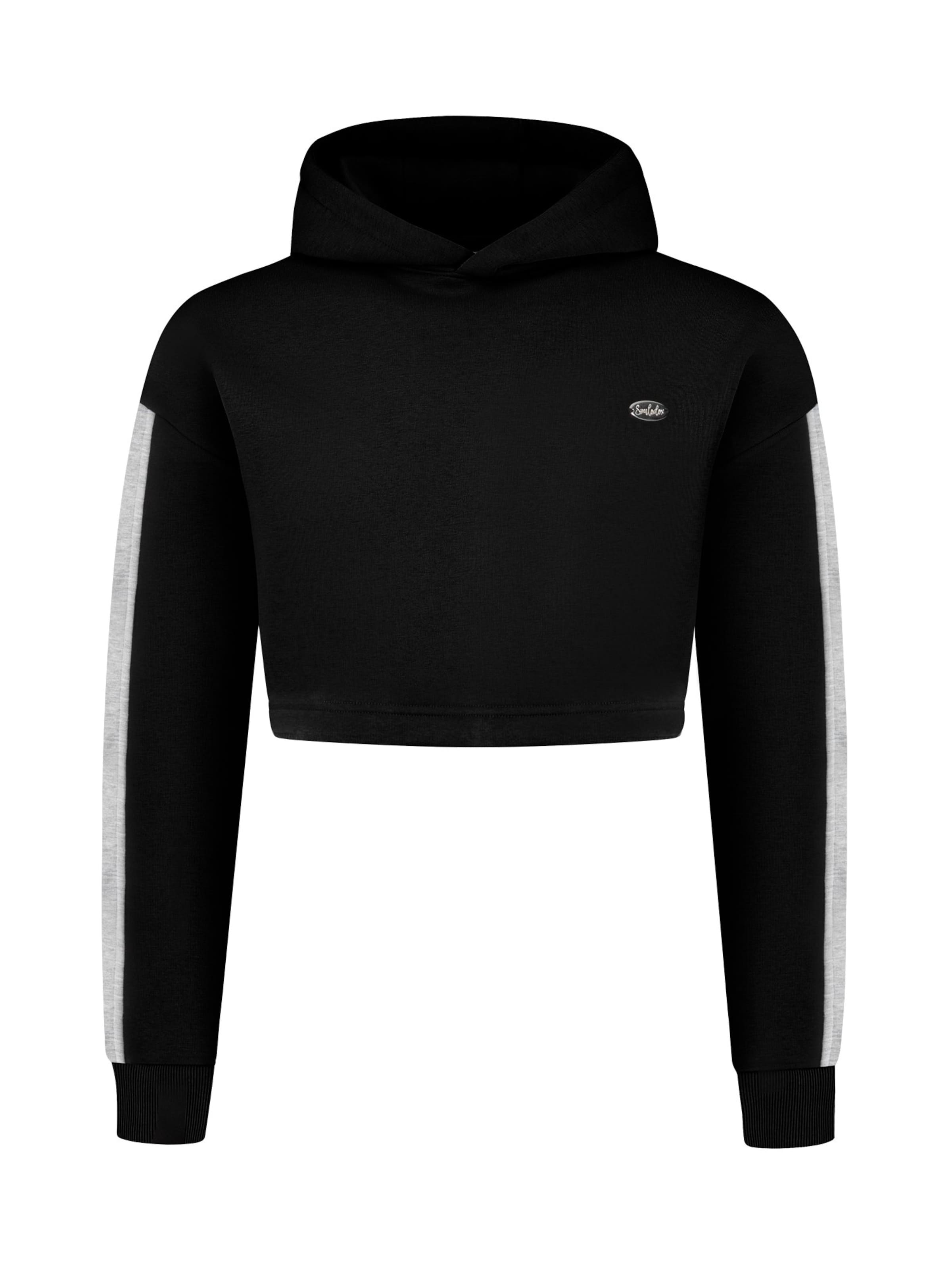 Sweat-shirt ' Amaya ' Smilodox en noir : devant