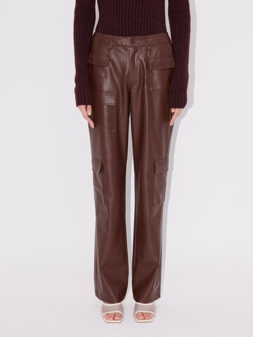 LeGer by Lena Gercke Regular Cargo Pants 'Giana' in Brown: front