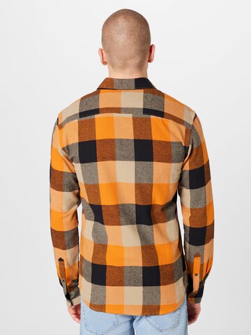 Only & Sons - Ajuste estrecho Camisa 'GUDMUND' en naranja