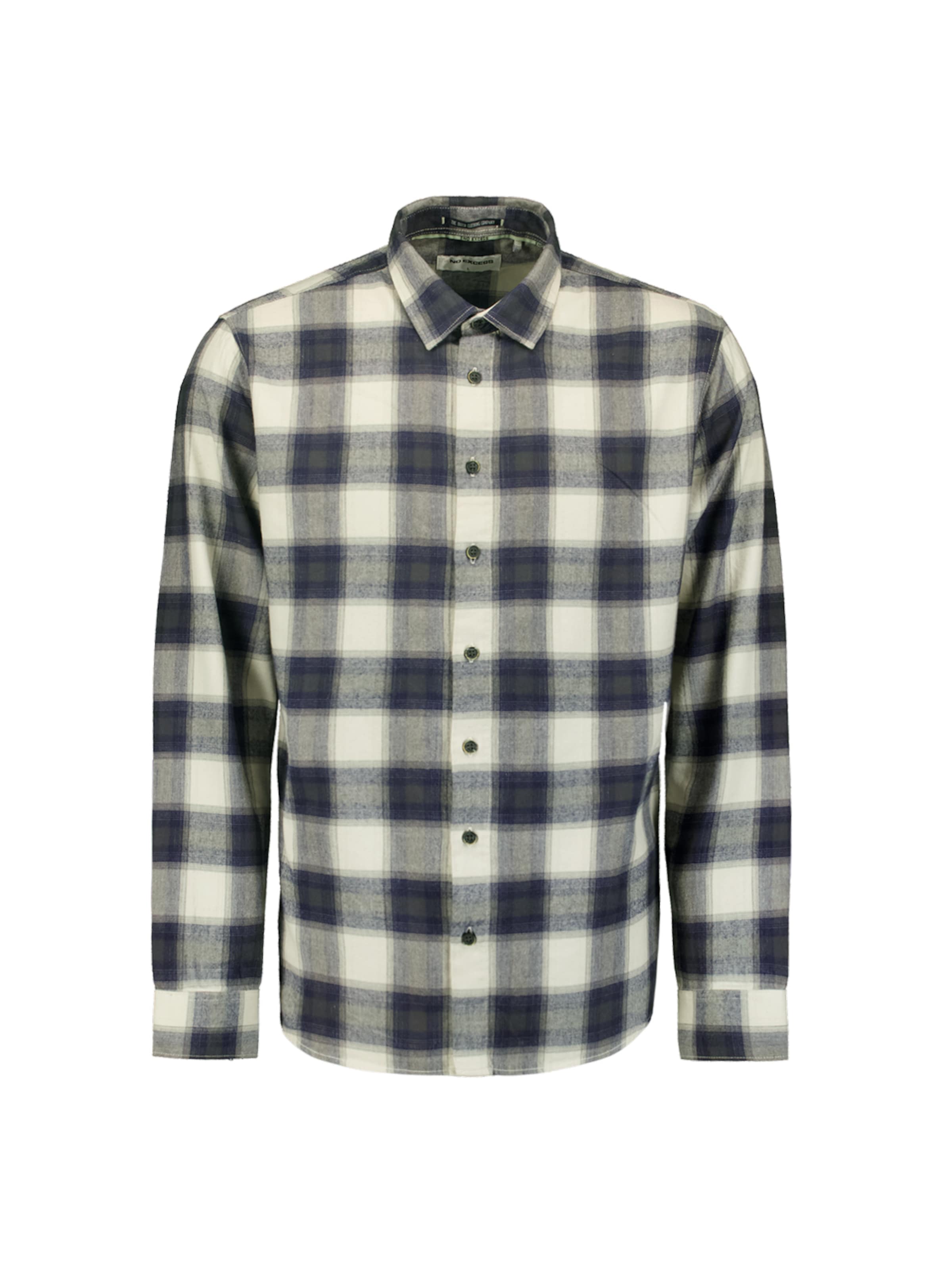 No Excess Regular fit Button Up Shirt in Grey: front