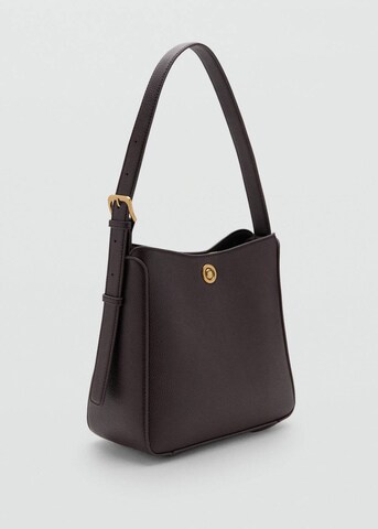 MANGO Shoulder Bag 'Caude' in Brown