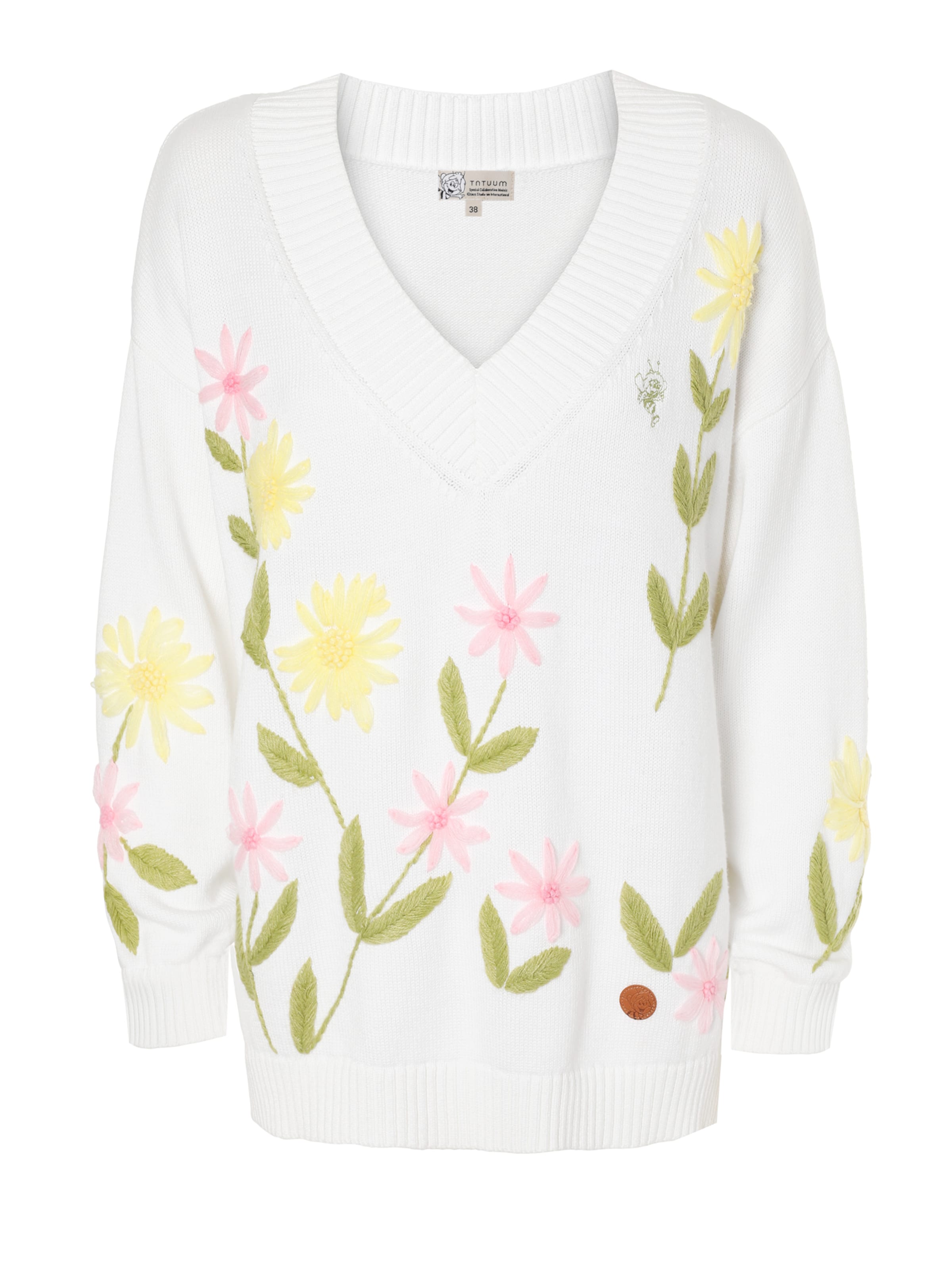 TATUUM Sweater 'Mayola' in White: front