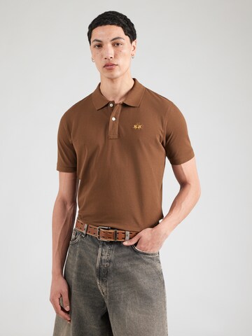 T-Shirt La Martina en marron : devant