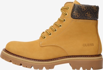 GUESS Nauhabootsit 'Siro' värissä ruskea: etupuoli