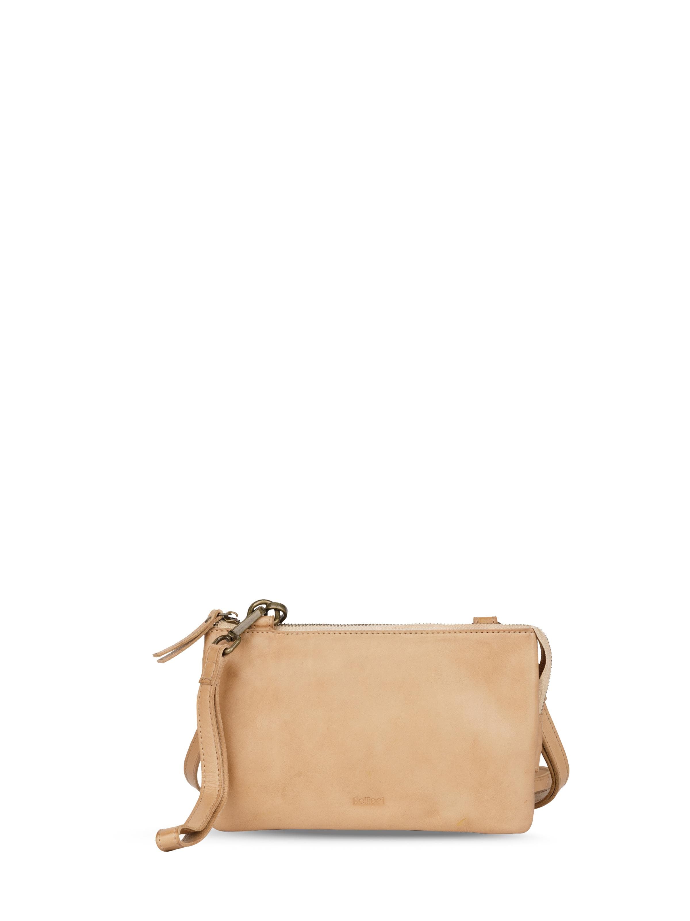 Bellicci Crossbody Bag 'Glenda' in Beige: front