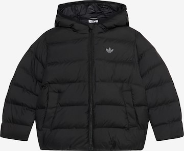 ADIDAS ORIGINALS Prehodna jakna | črna barva: sprednja stran