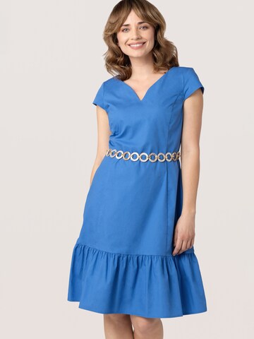 Robe ' 4UB012' Quiosque en bleu : devant