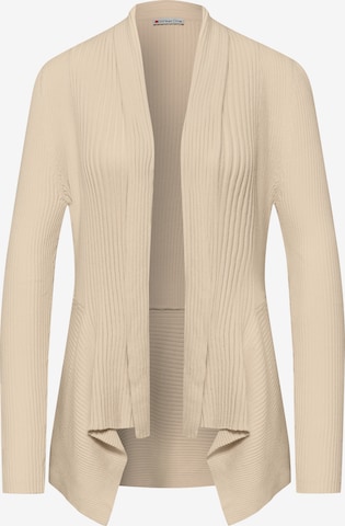 STREET ONE Knit Cardigan in Beige: front