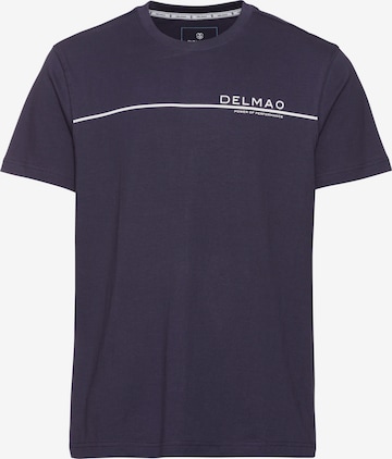 DELMAO Shirt in Blau: Vorderseite