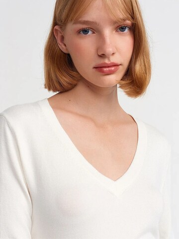 Pull-over 'Pullover' Dilvin en blanc