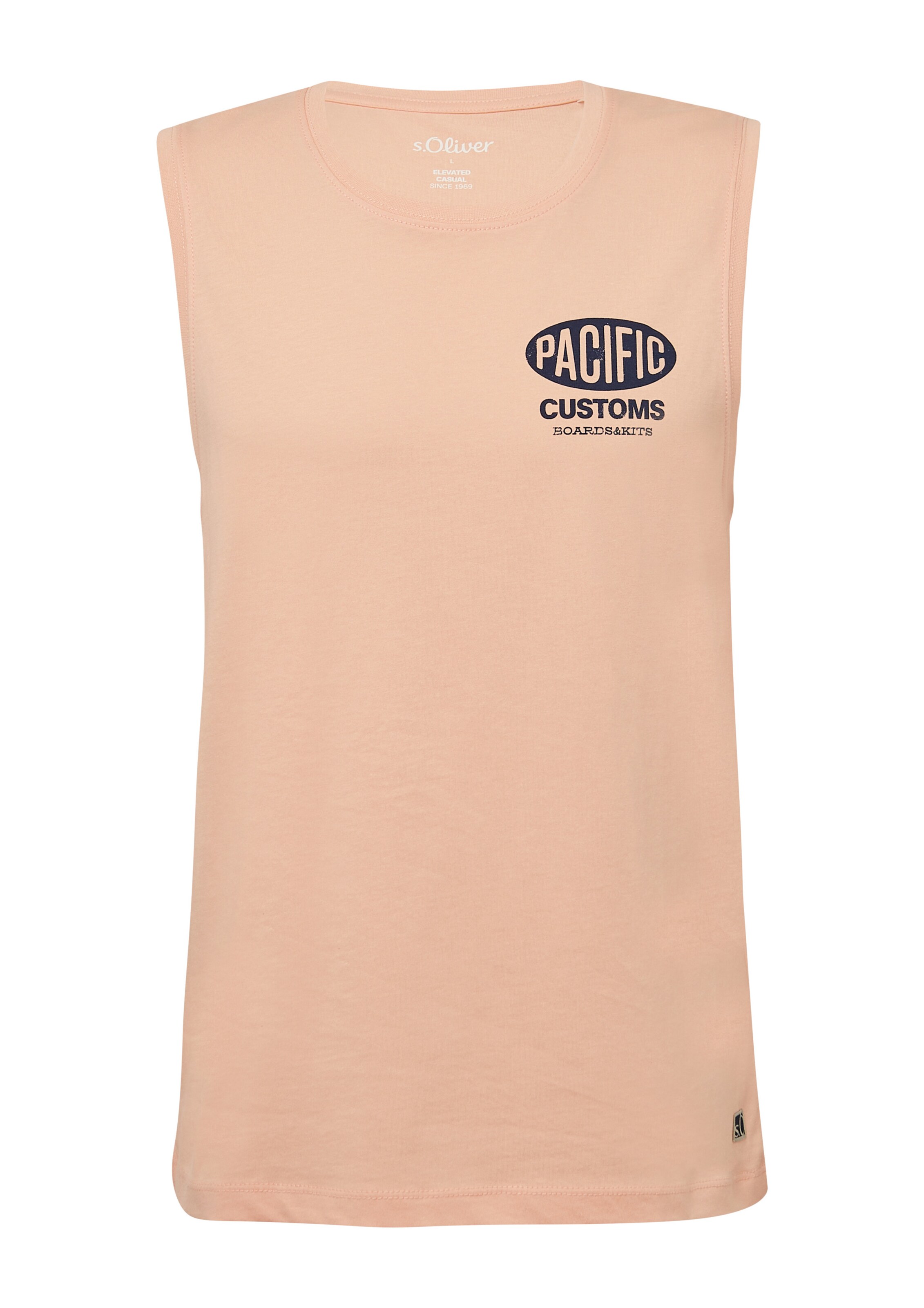 s.Oliver Shirt in Oranje: voorkant