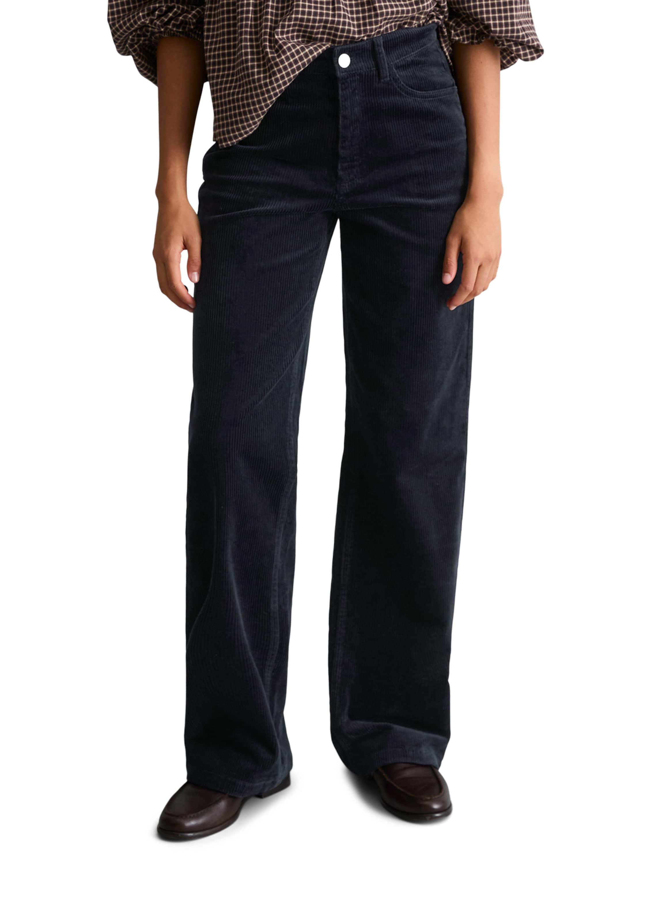 Marc O'Polo DENIM Wide leg Pants in Blue: front