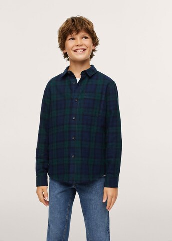 MANGO KIDS Regular Fit Skjorte 'Lenny' i blå