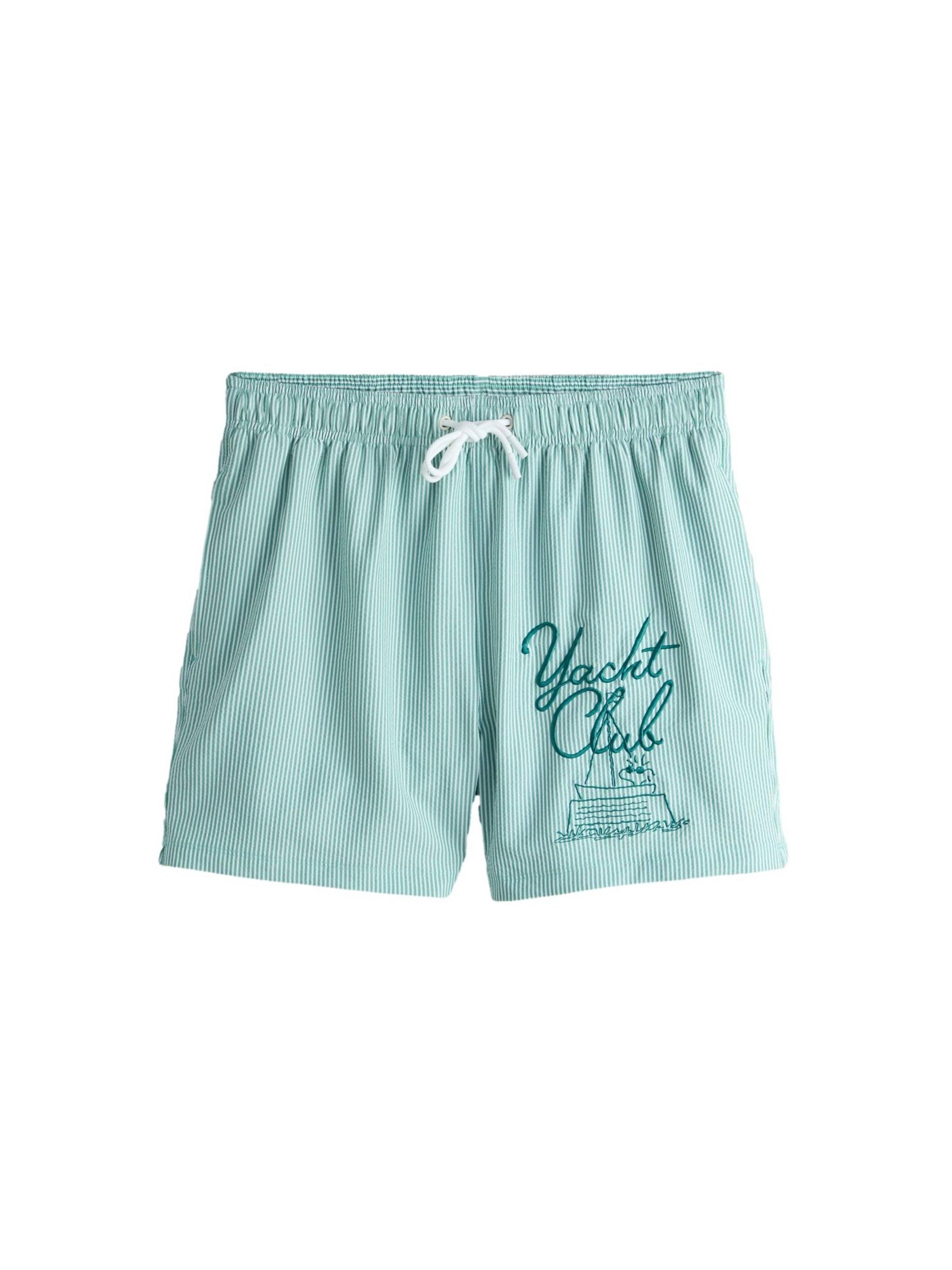 Next Shorts de bain 'Snoopy' en menthe / vert pastel, Vue avec produit