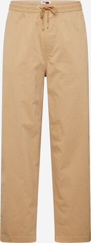 Regular Pantalon 'AIDEN' Tommy Jeans en beige : devant