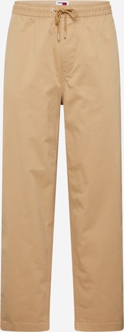 Tommy Jeans Regular Housut 'AIDEN' värissä beige: edessä