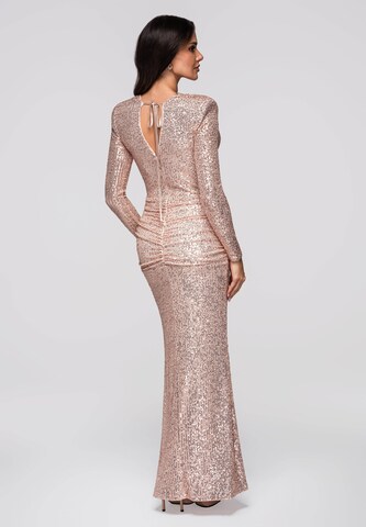 Ombre Evening Dress in Gold