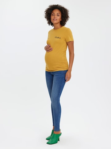 MAMALICIOUS Shirt 'CAMILA' in Yellow