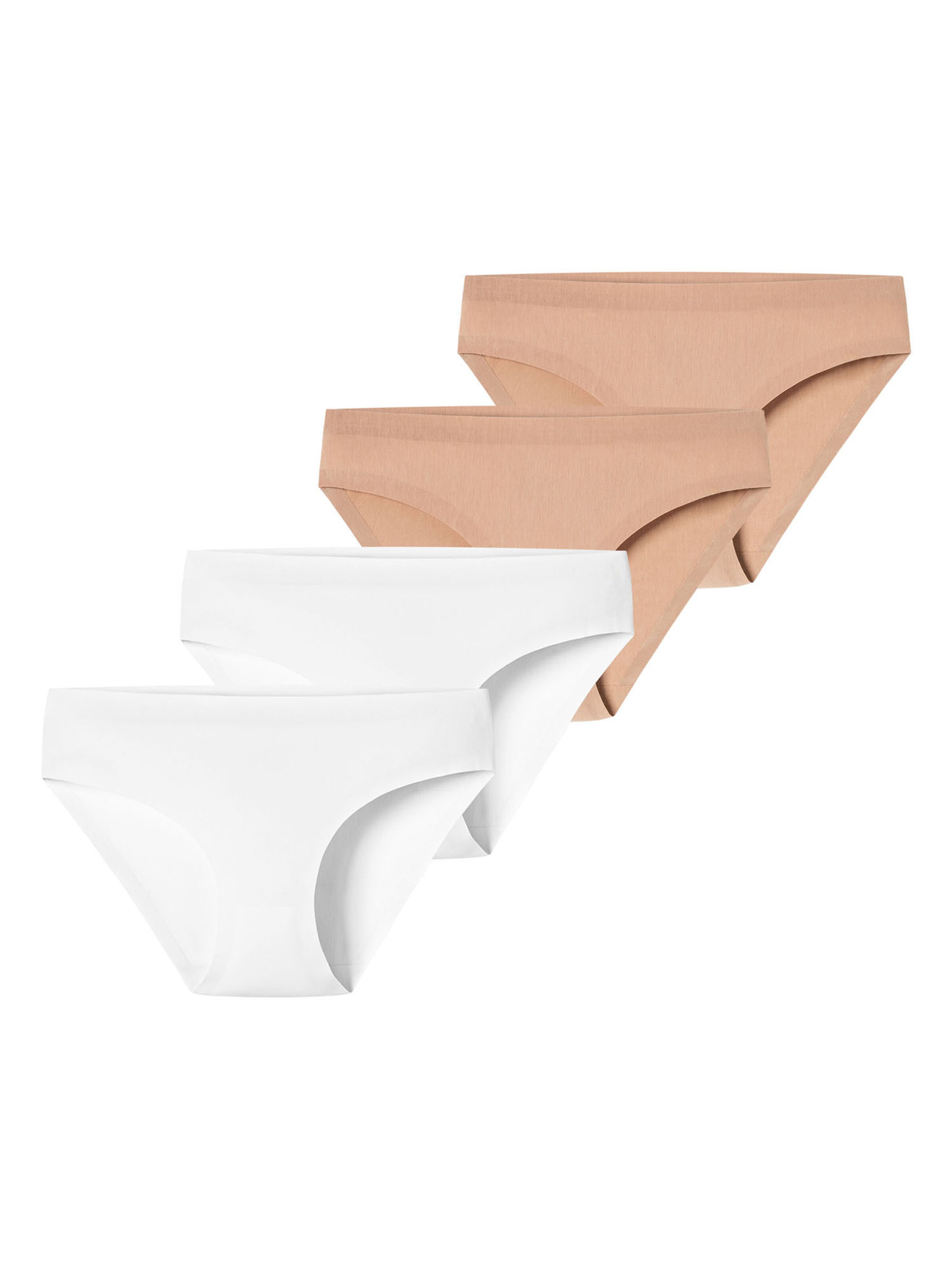 Slip ' Invisible Cotton ' SCHIESSER en beige : devant