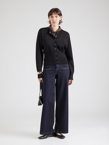 rosemunde Knit cardigan 'Avar' in Black