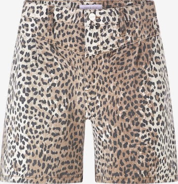 smėlio Rich & Royal Standartinis Džinsai su kantu: priekis