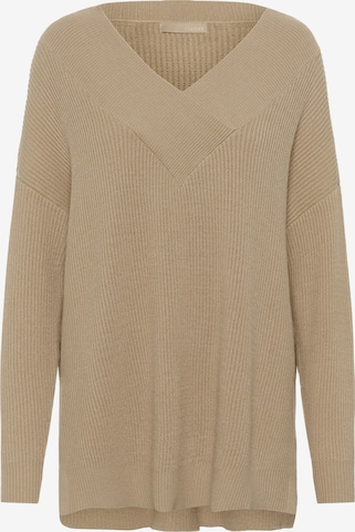 CULTURE Pullover 'Olivia' in Beige: Vorderseite