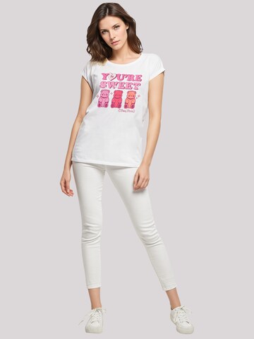 T-shirt 'Valentinstag You're Sweet Gummy Bears' F4NT4STIC en blanc