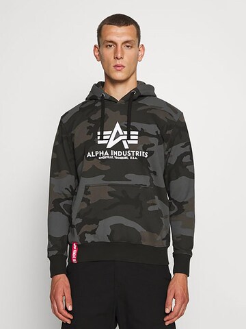 ALPHA INDUSTRIES Свитшот 'Basic' в Черный: спереди