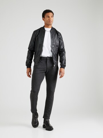 Slimfit Pantaloni chino 'Paul' di GABBA in grigio