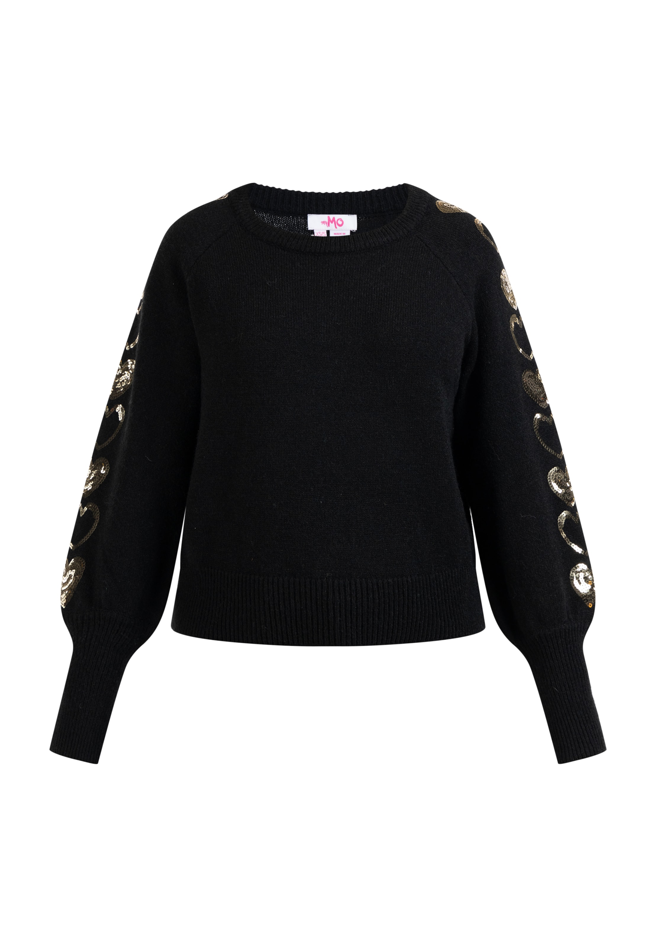 MYMO Pullover in Schwarz: Vorderseite