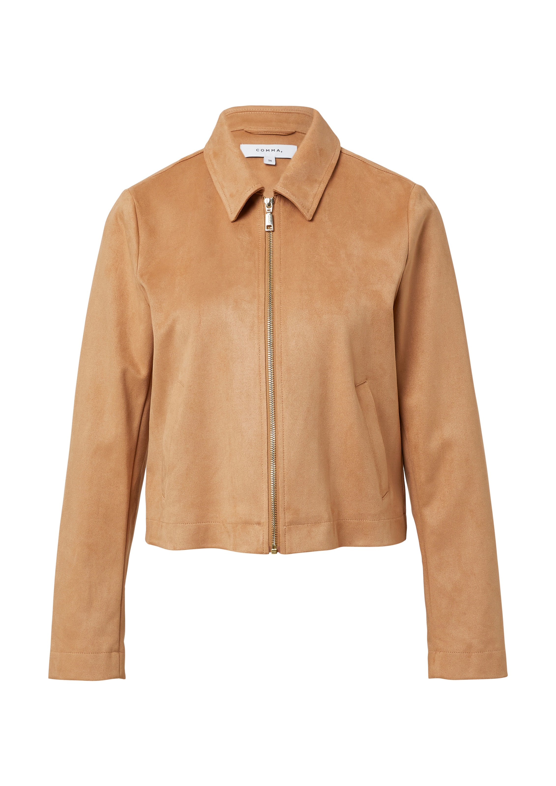 COMMA Between-Season Jacket in Brown: front