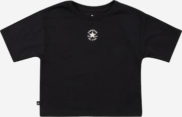 CONVERSE - Camiseta 'CHUCK' en negro: frente