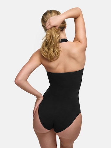 cfab - Body moldeador 'Neckholder Bodysuit mit Slip' en negro